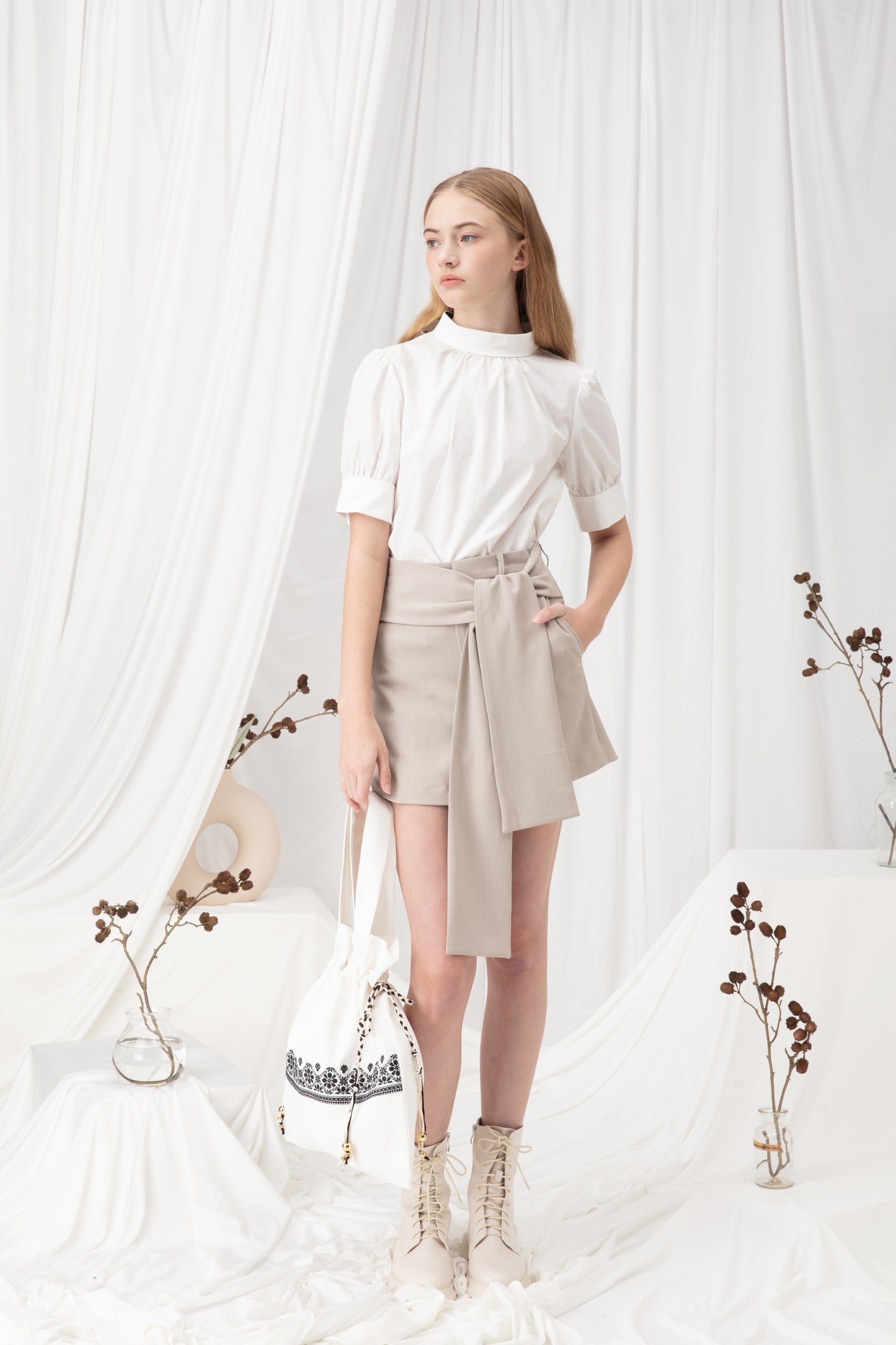 Short Sleeves Blouse