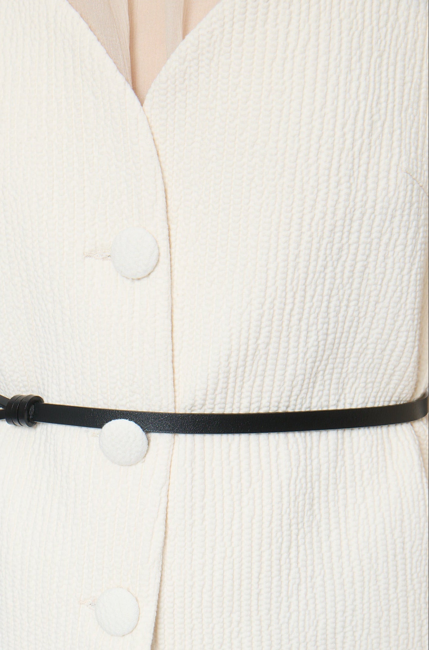 Button-Down Belted Cami Mini Dress