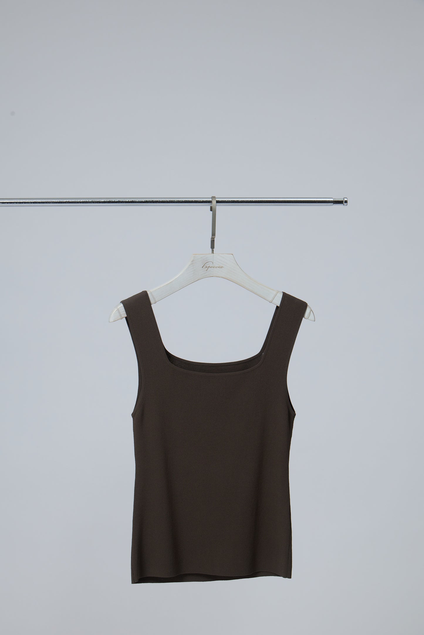 Square-Neck Knit Tank