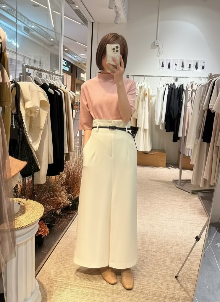 Front Slit Maxi Skirt