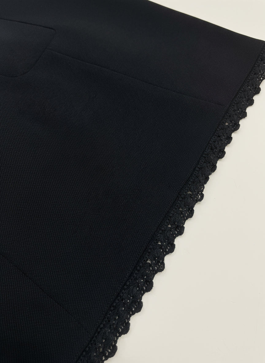 Front Pocket Mini Skirt
