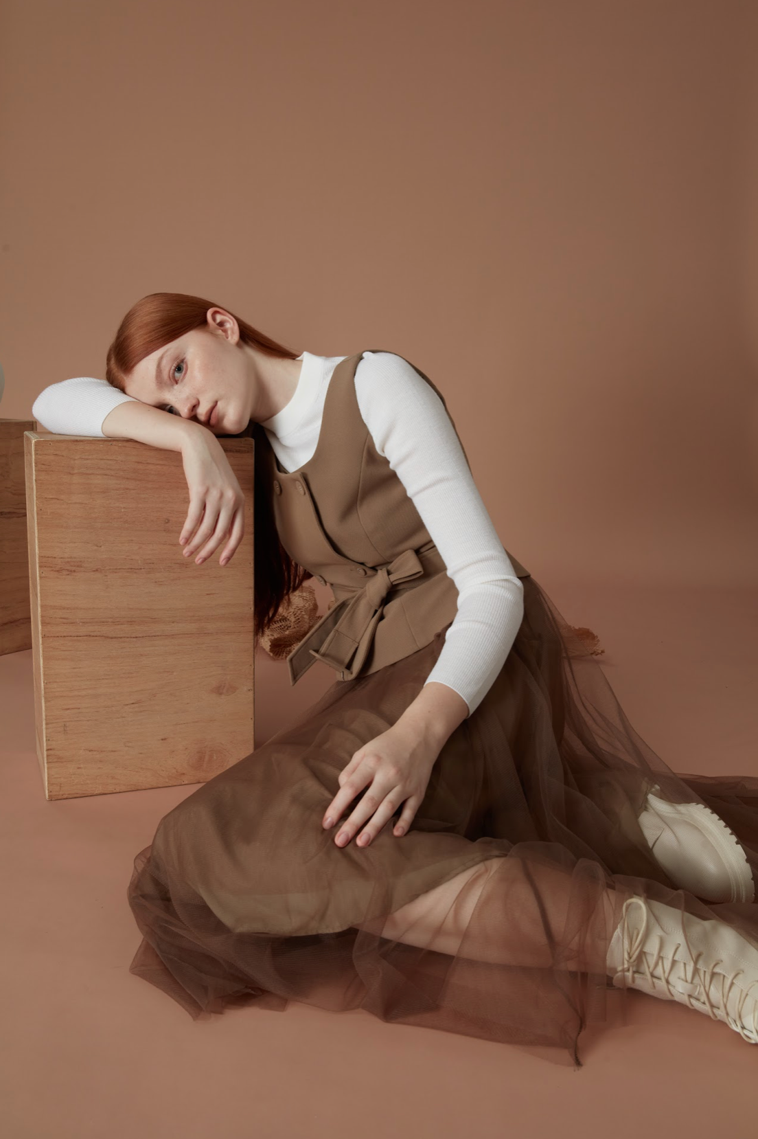 Fake Two Piece Dress