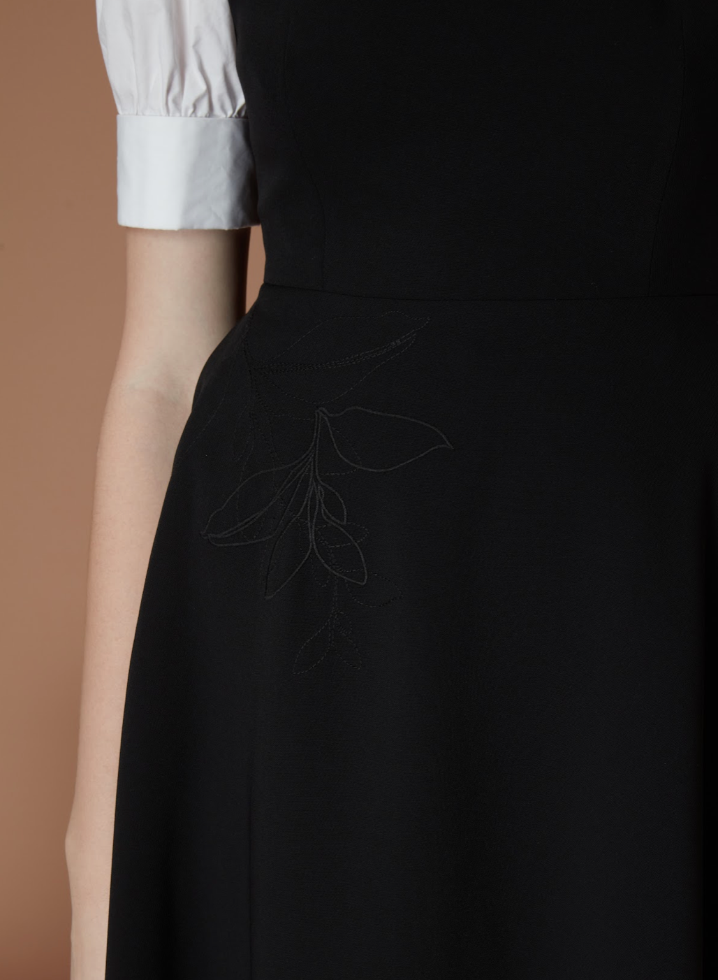 Floral Embroidery Maxi Dress