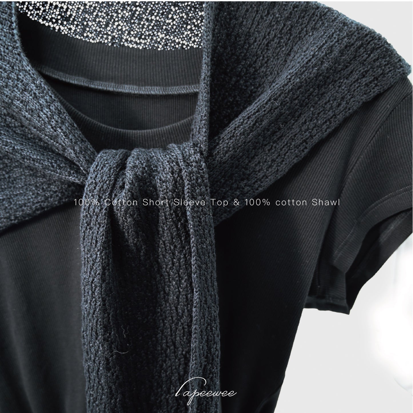 100% Cotton Top With Cape