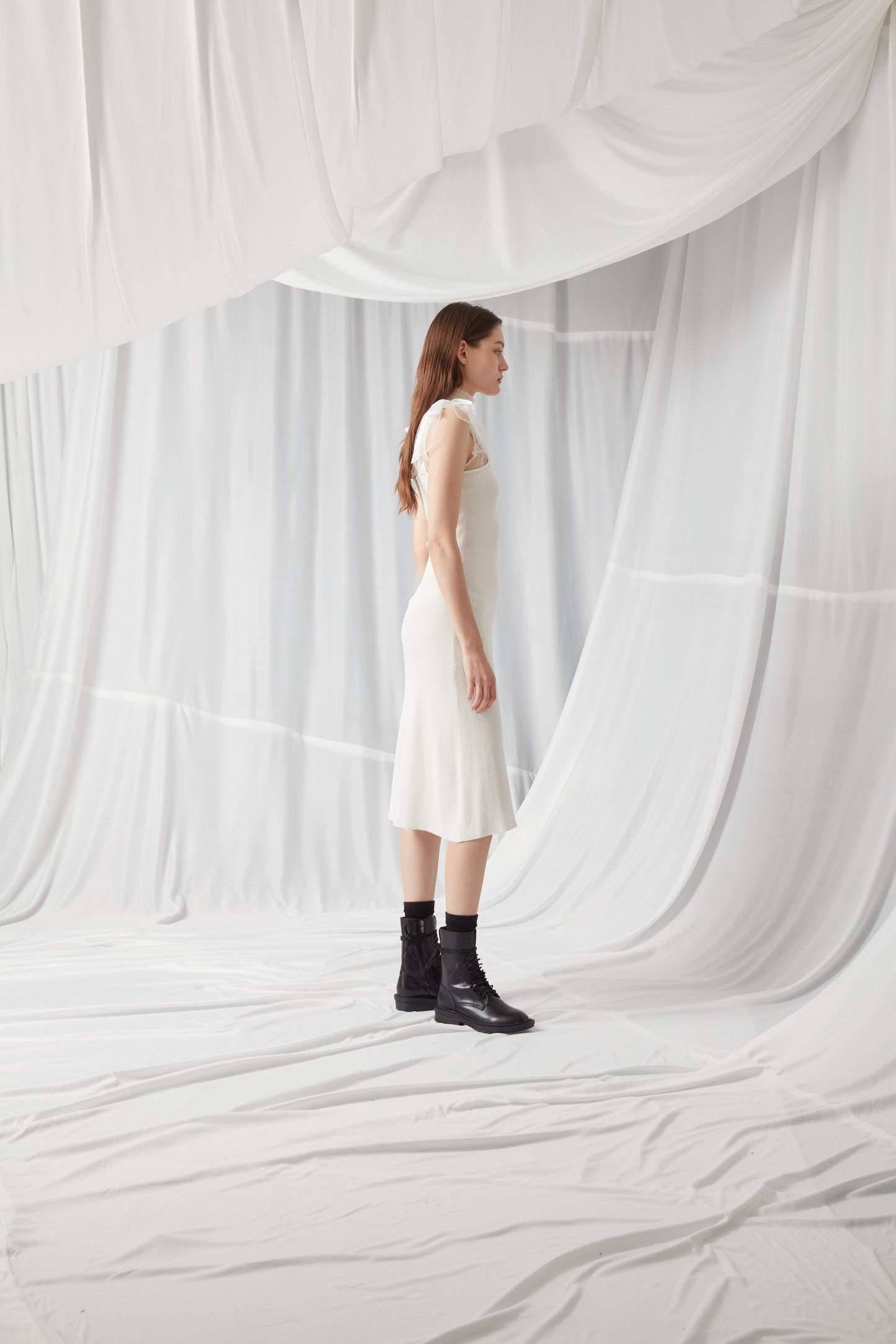 Knit Dress - White