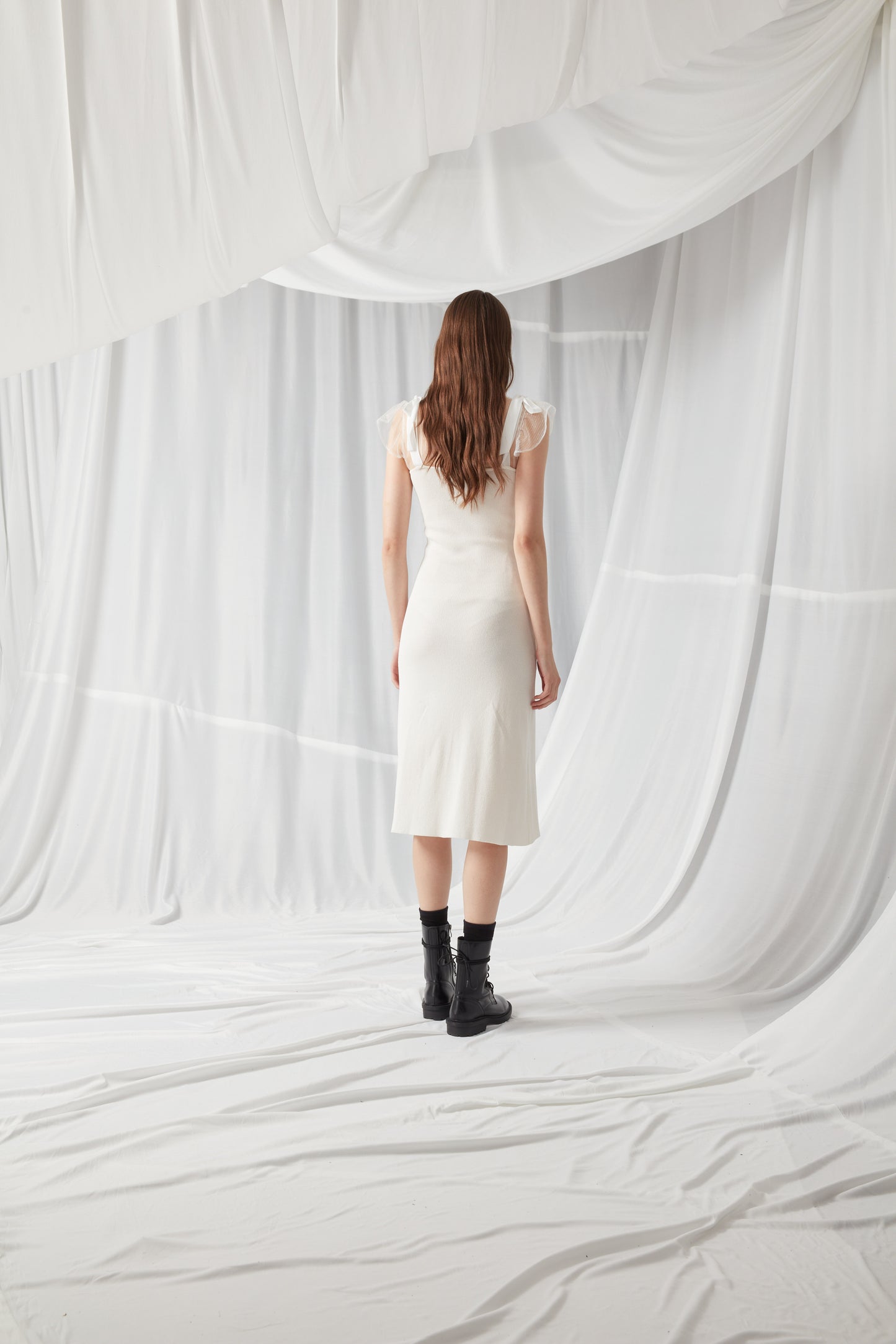 Knit Dress - White