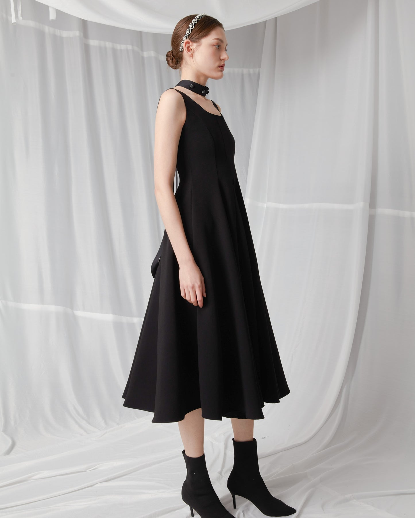 U-Neck A line Dress