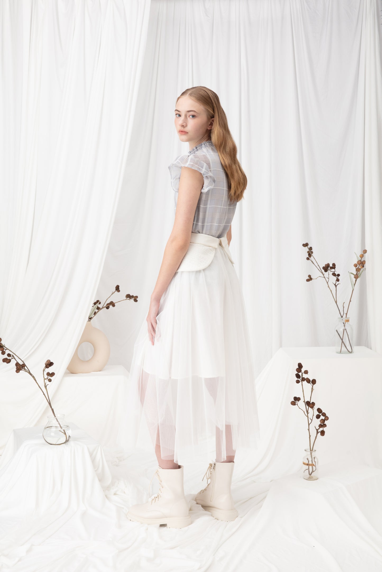 Lace-up Skirt-Pre-order
