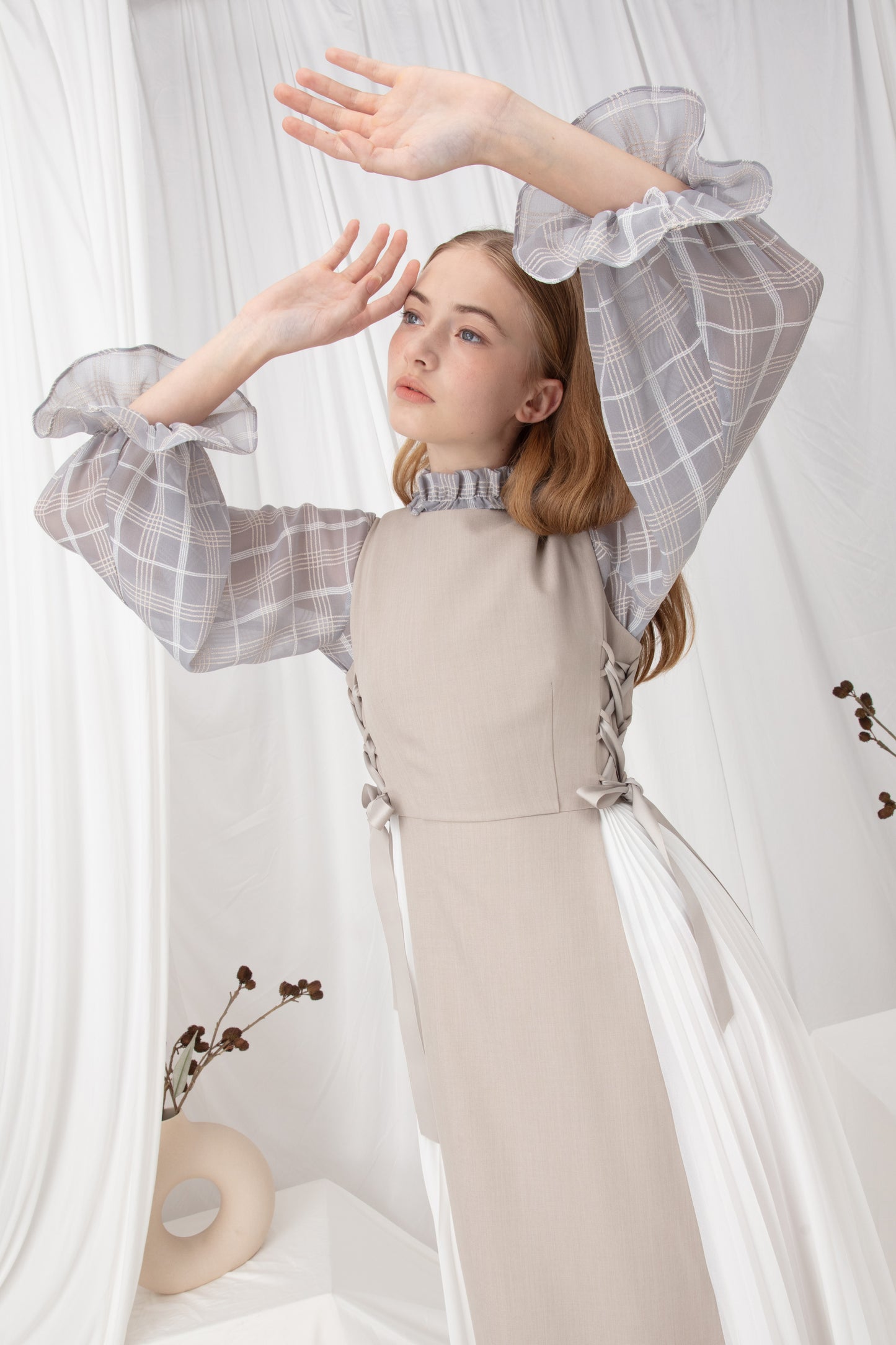 Mesh Top-Long Sleeves