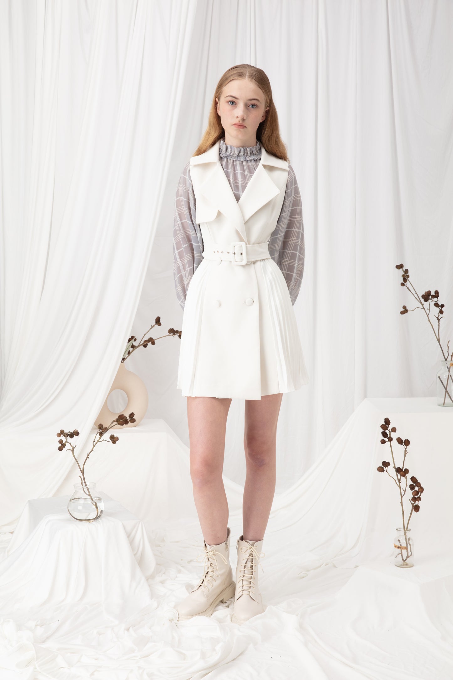 Pleated Waistcoat