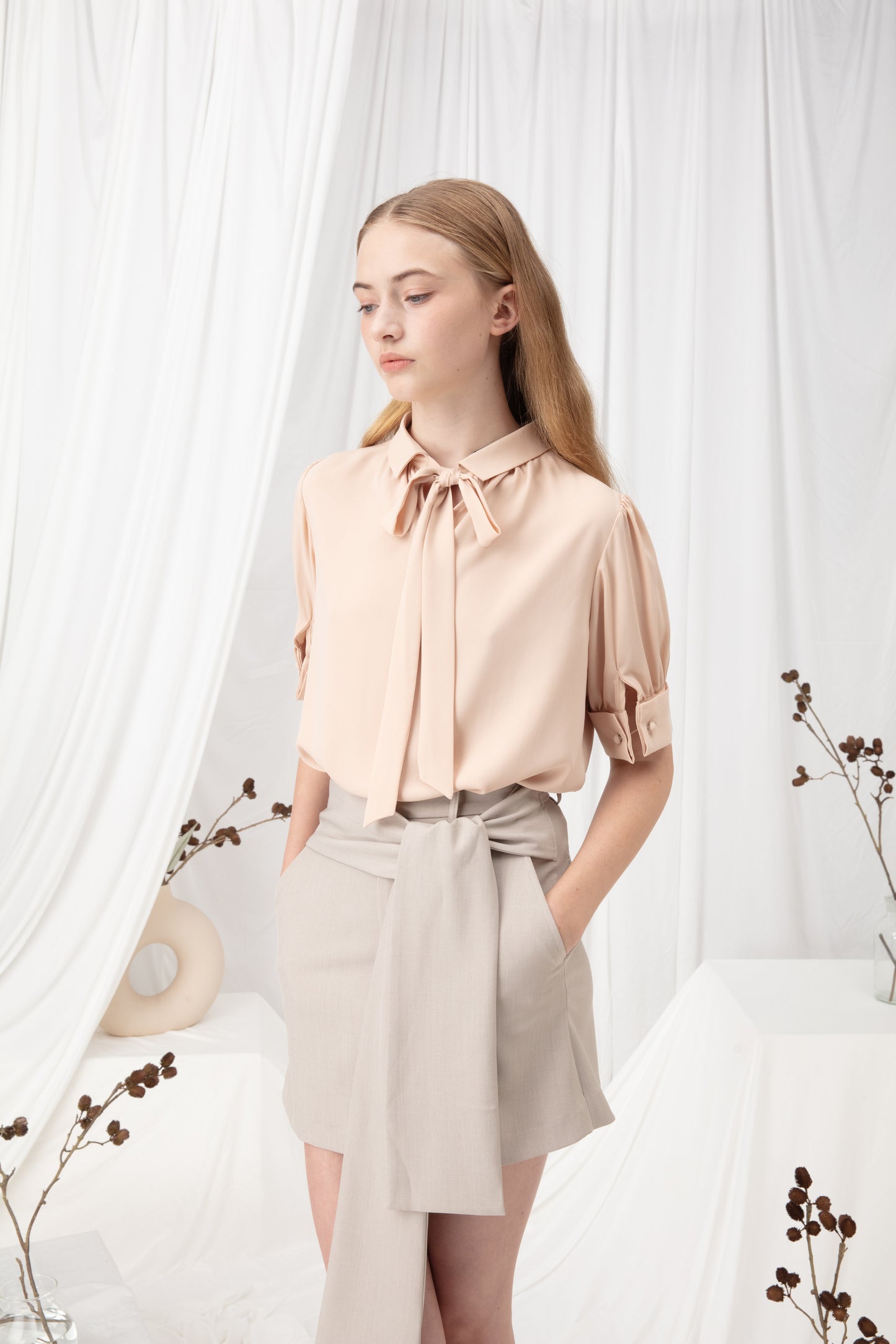 Knot Detailed Mini Skort