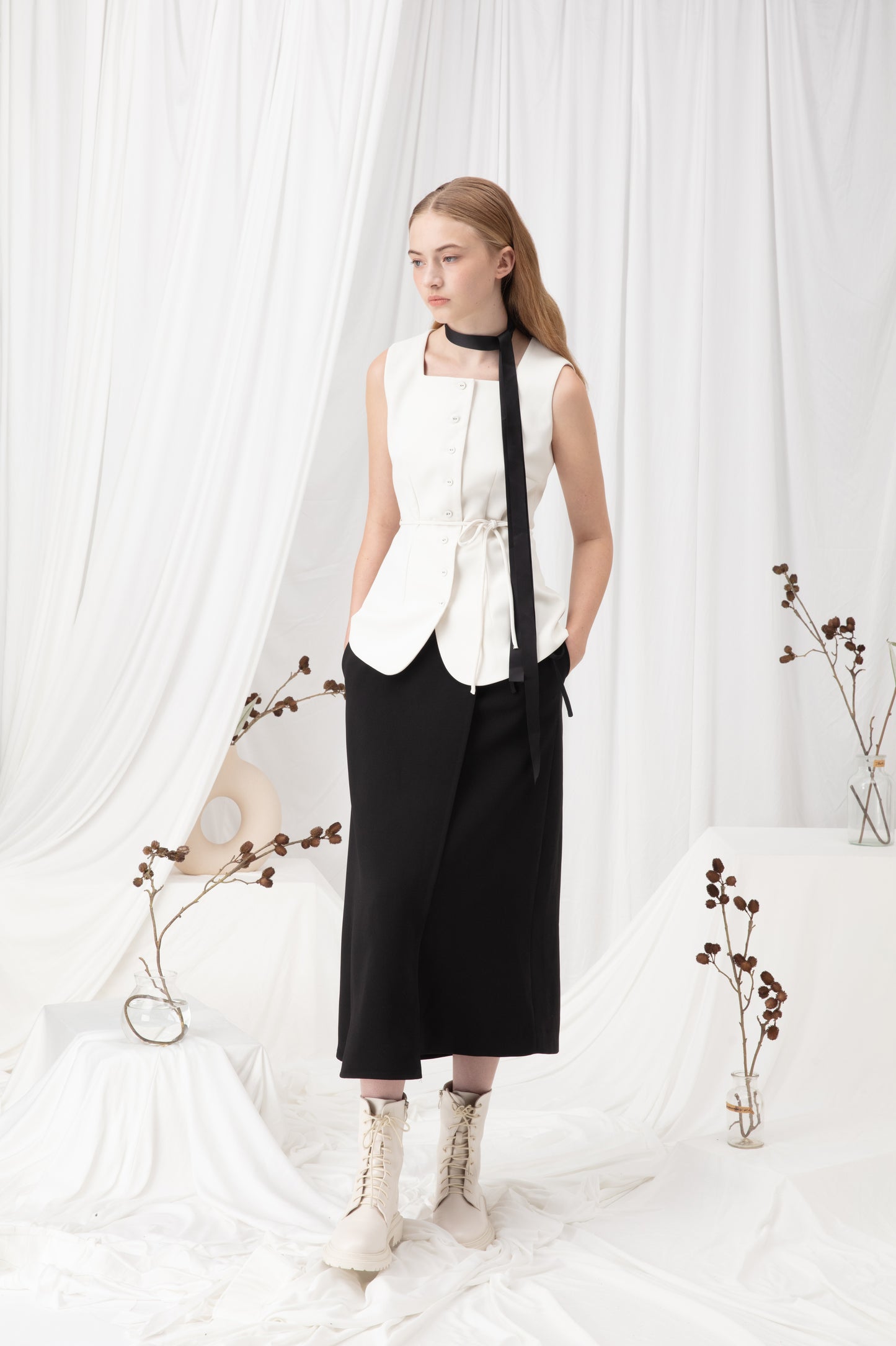 Suit Waistcoat With Buttons