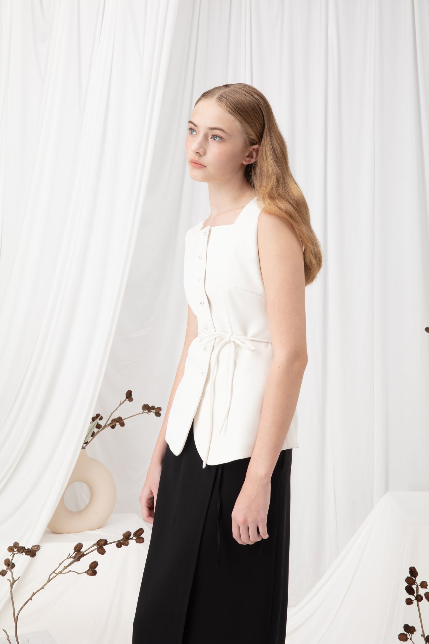 Suit Waistcoat With Buttons