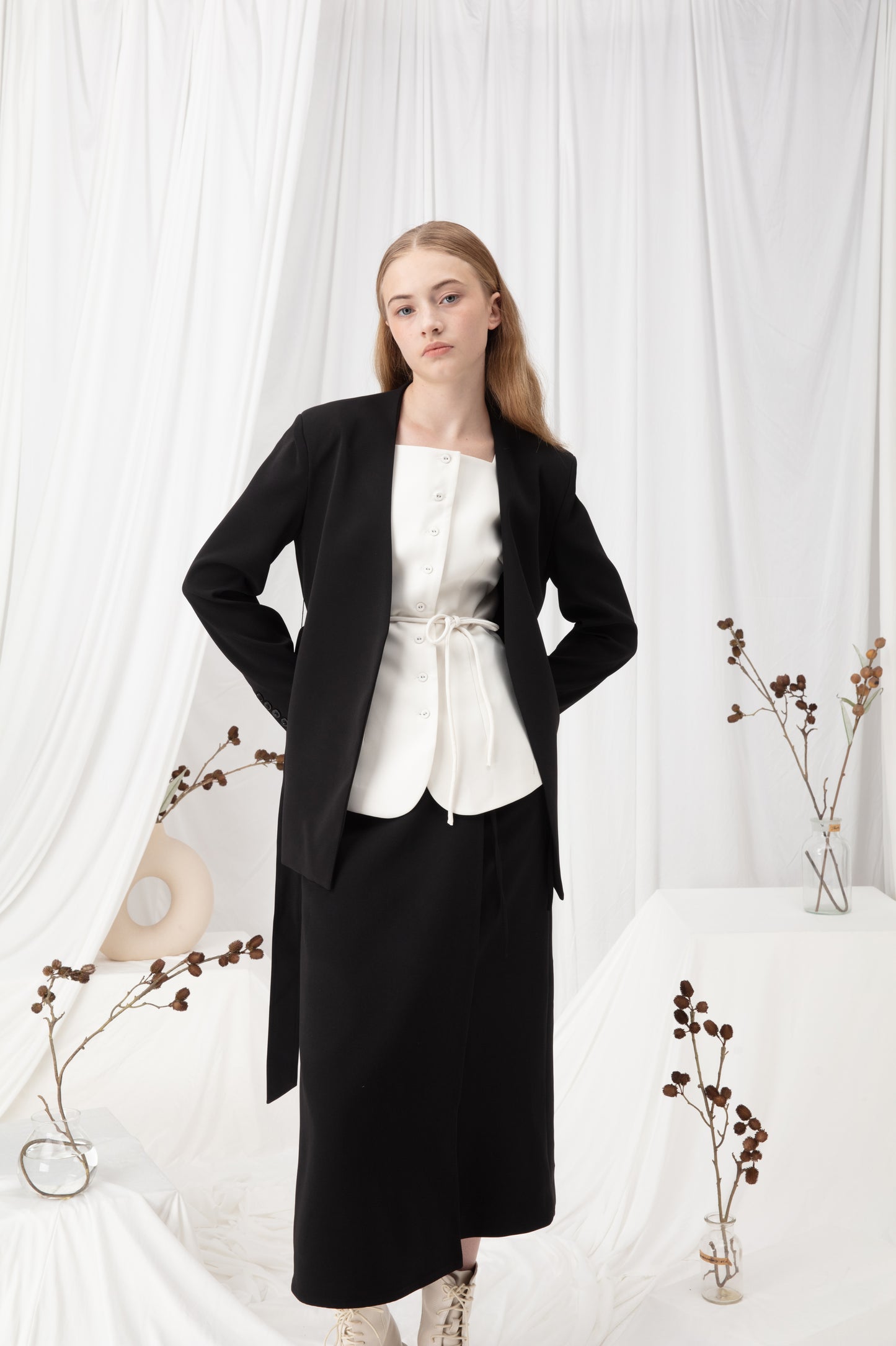 Ribbon Pencil Skirt
