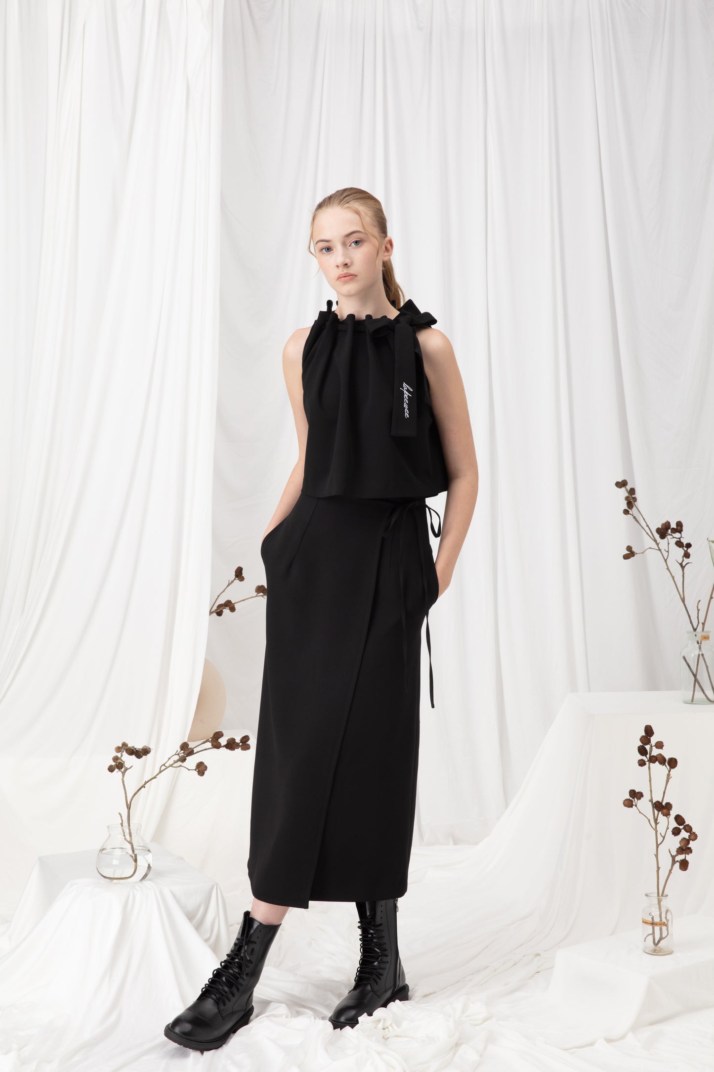 Ribbon Detail Crop Top