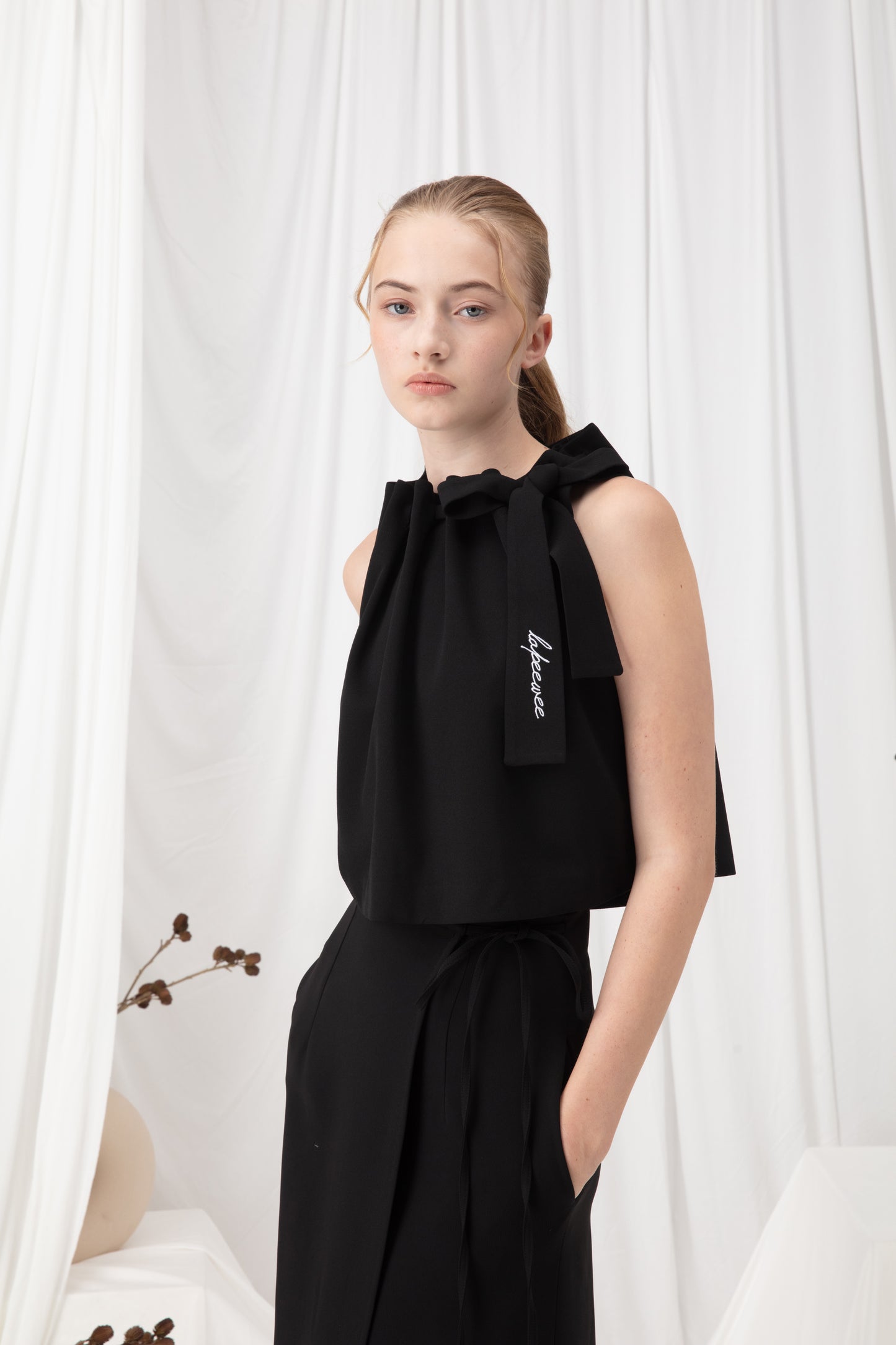 Ribbon Detail Crop Top