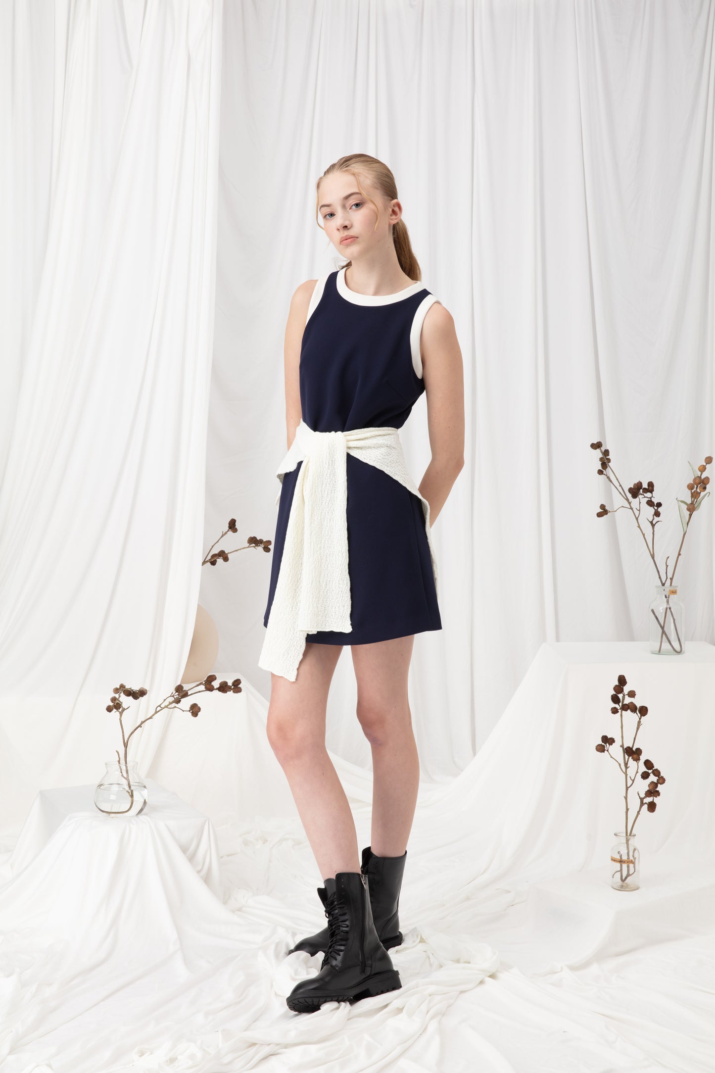 Minidress In Navy