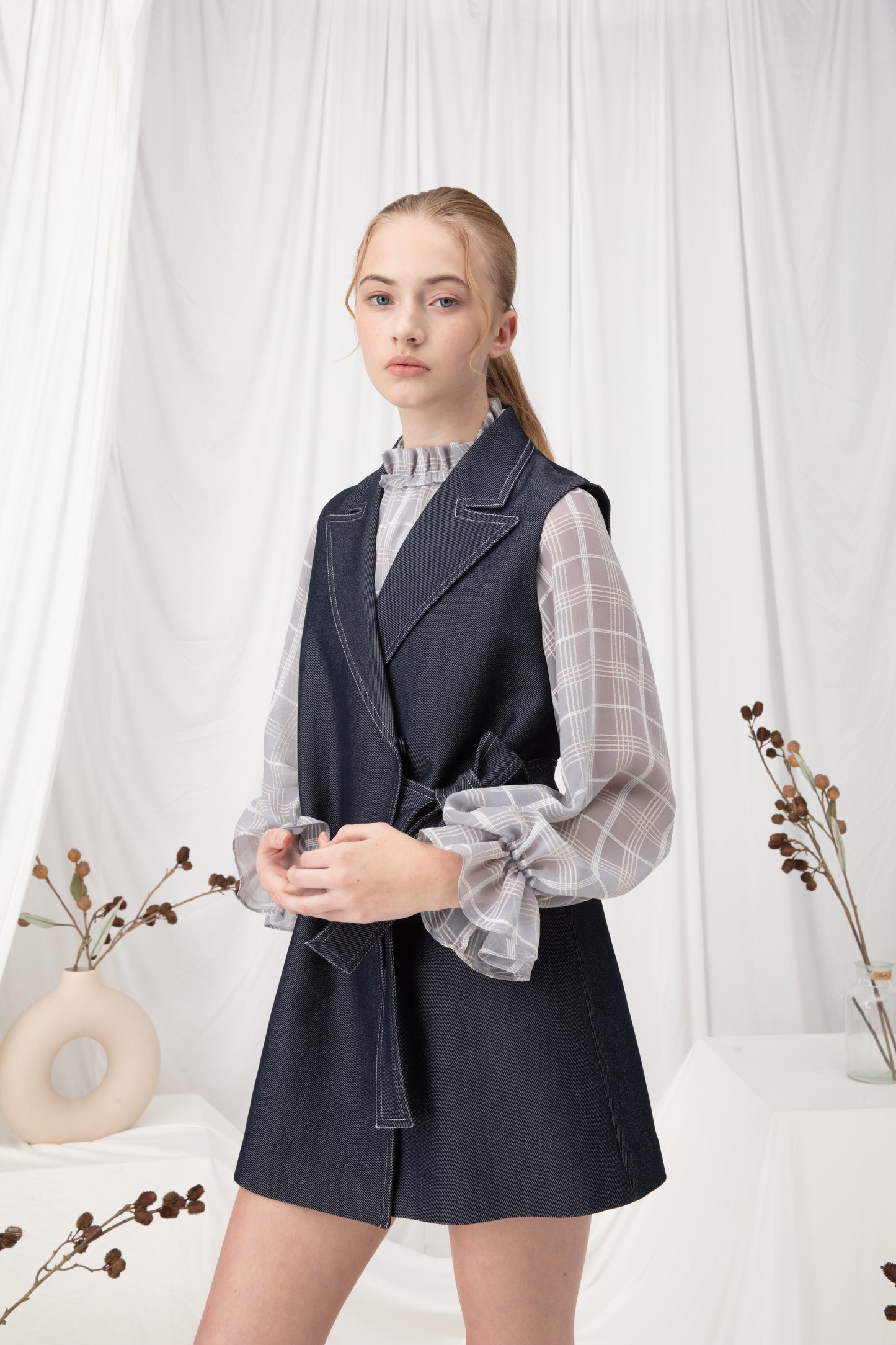 Mesh Top-Long Sleeves