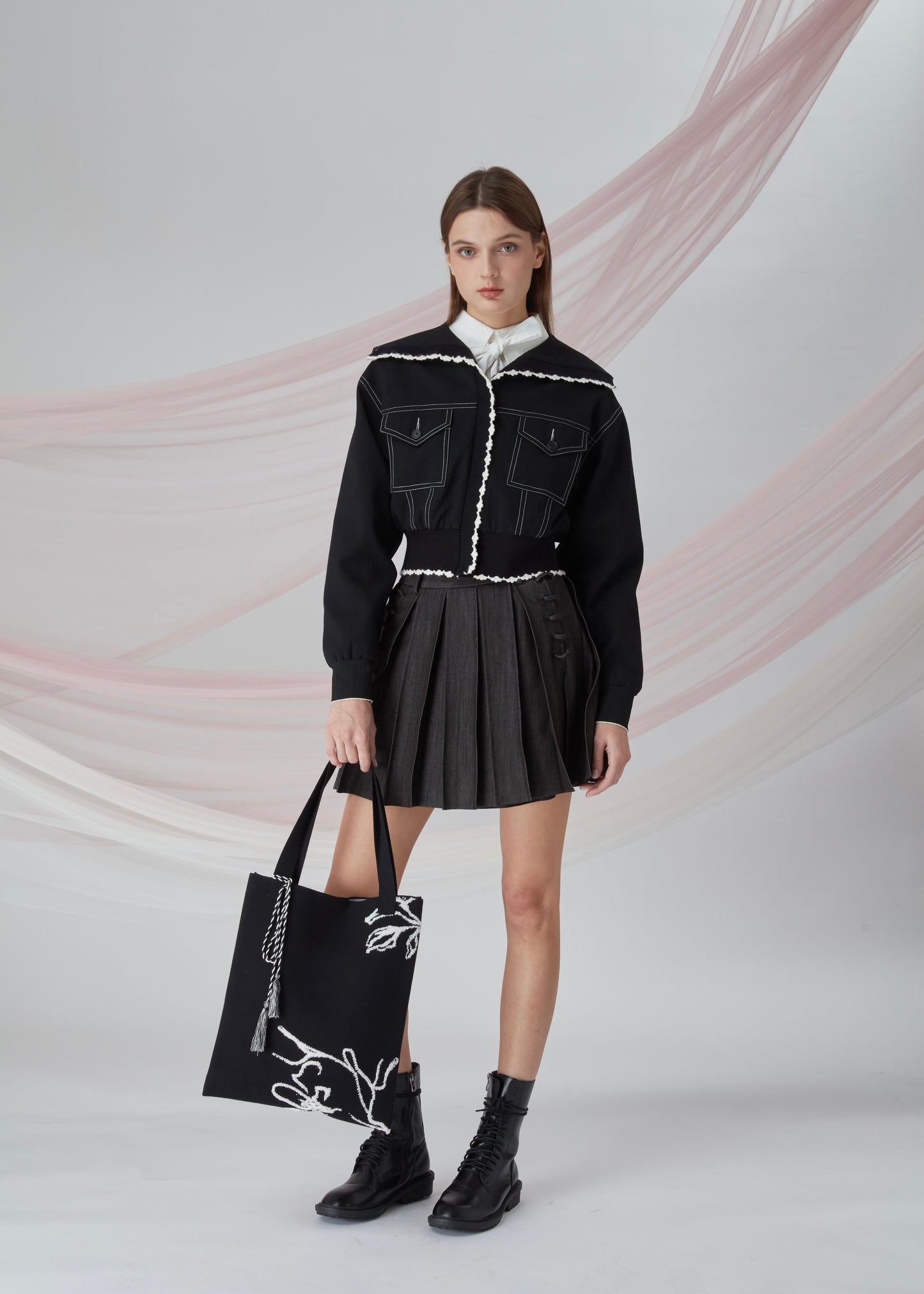 Button Up Pocketed Jacket