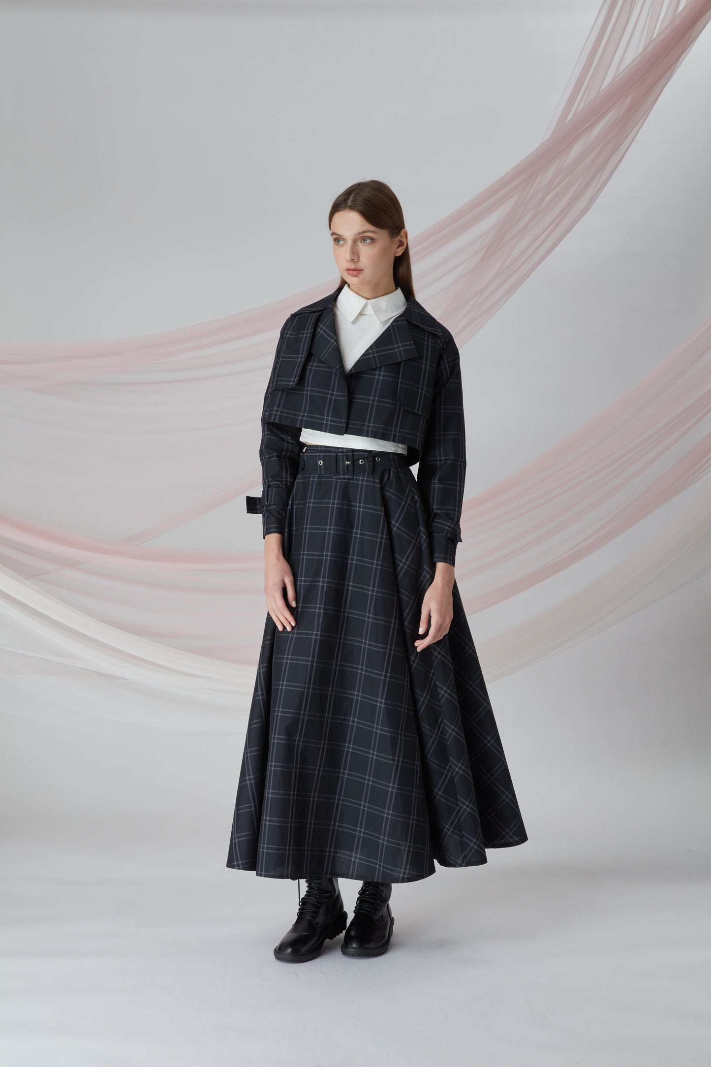 Two-pieces Set Trench Coat