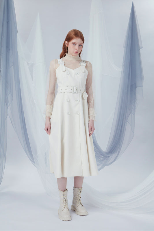 Double Breasted Buttons Dress