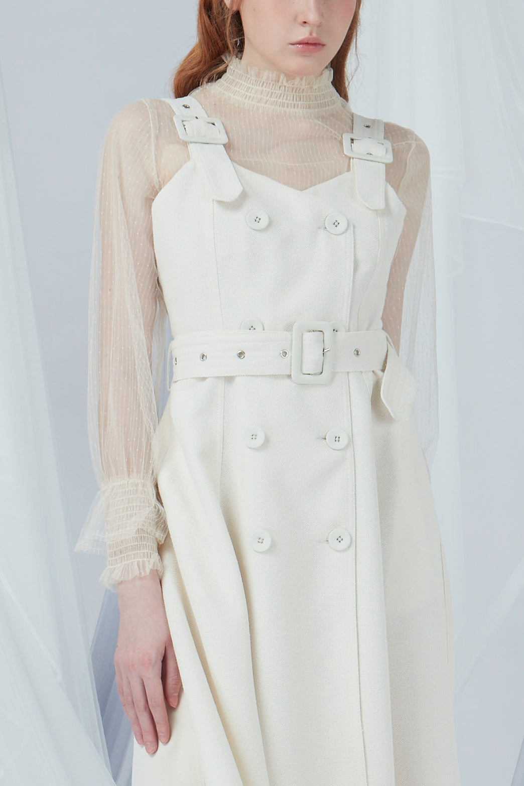Double Breasted Buttons Dress