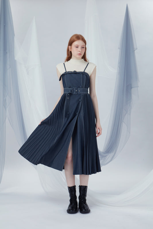 Double Breasted Buttons Dress