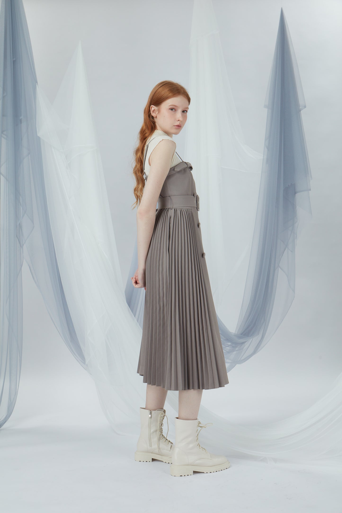 Double Breasted Buttons Dress