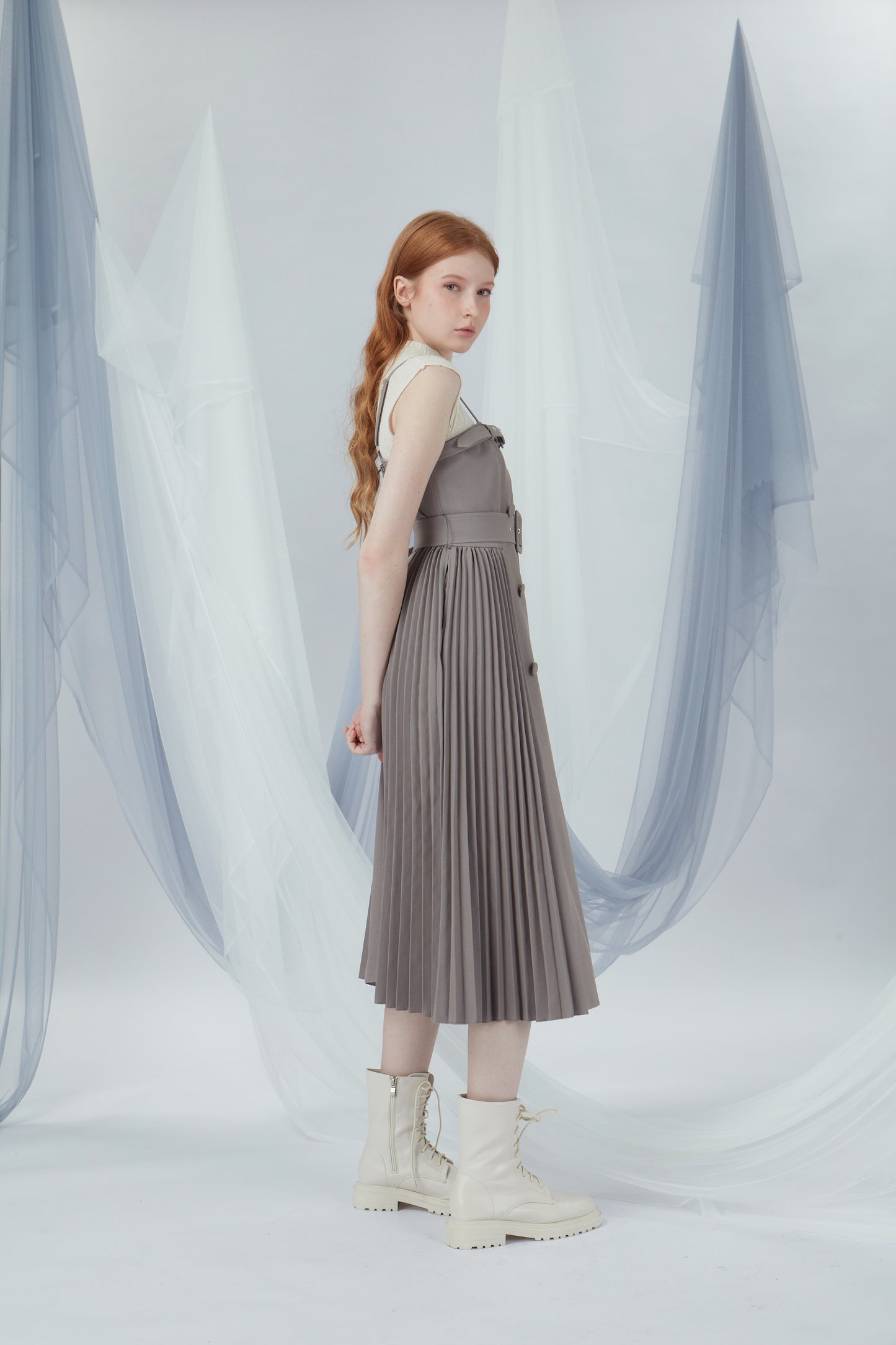 Double Breasted Buttons Dress