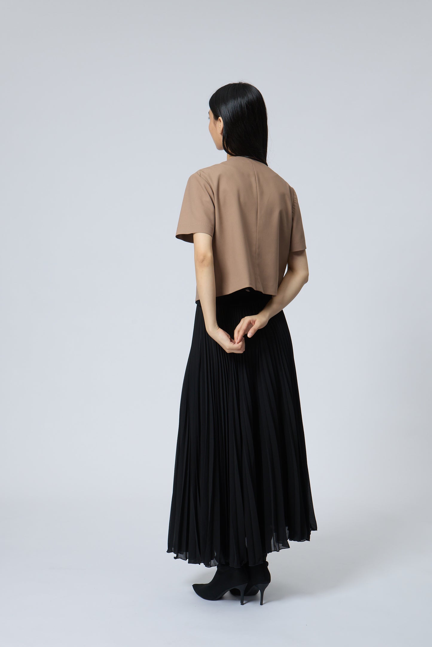 Tie-Front Short Sleeve Jacket