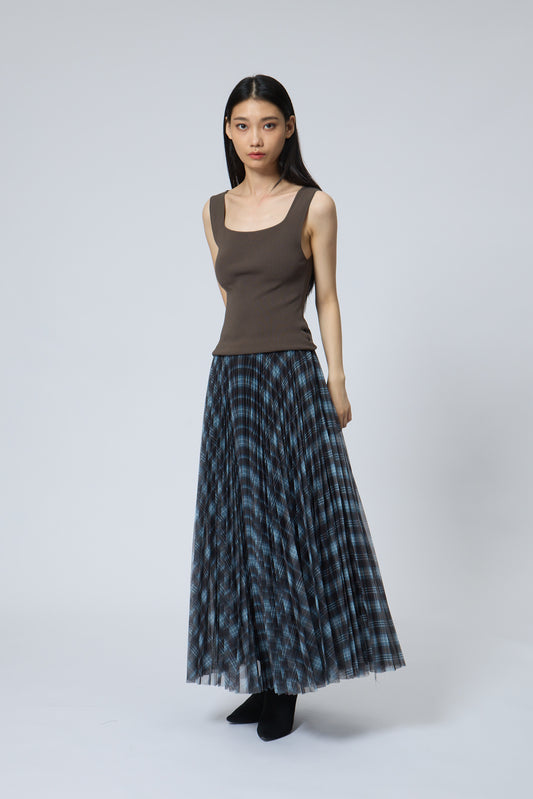 Faux-Two-Piece Dress