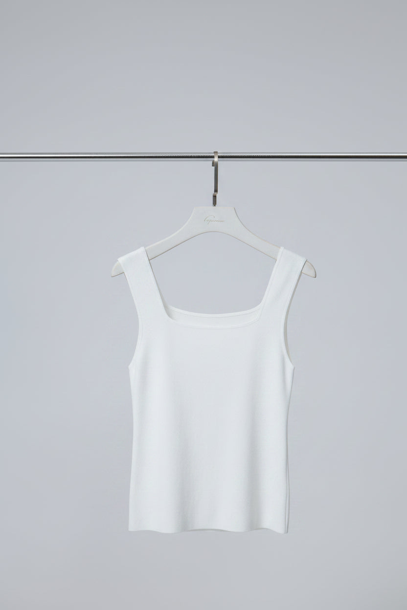 Square-Neck Knit Tank