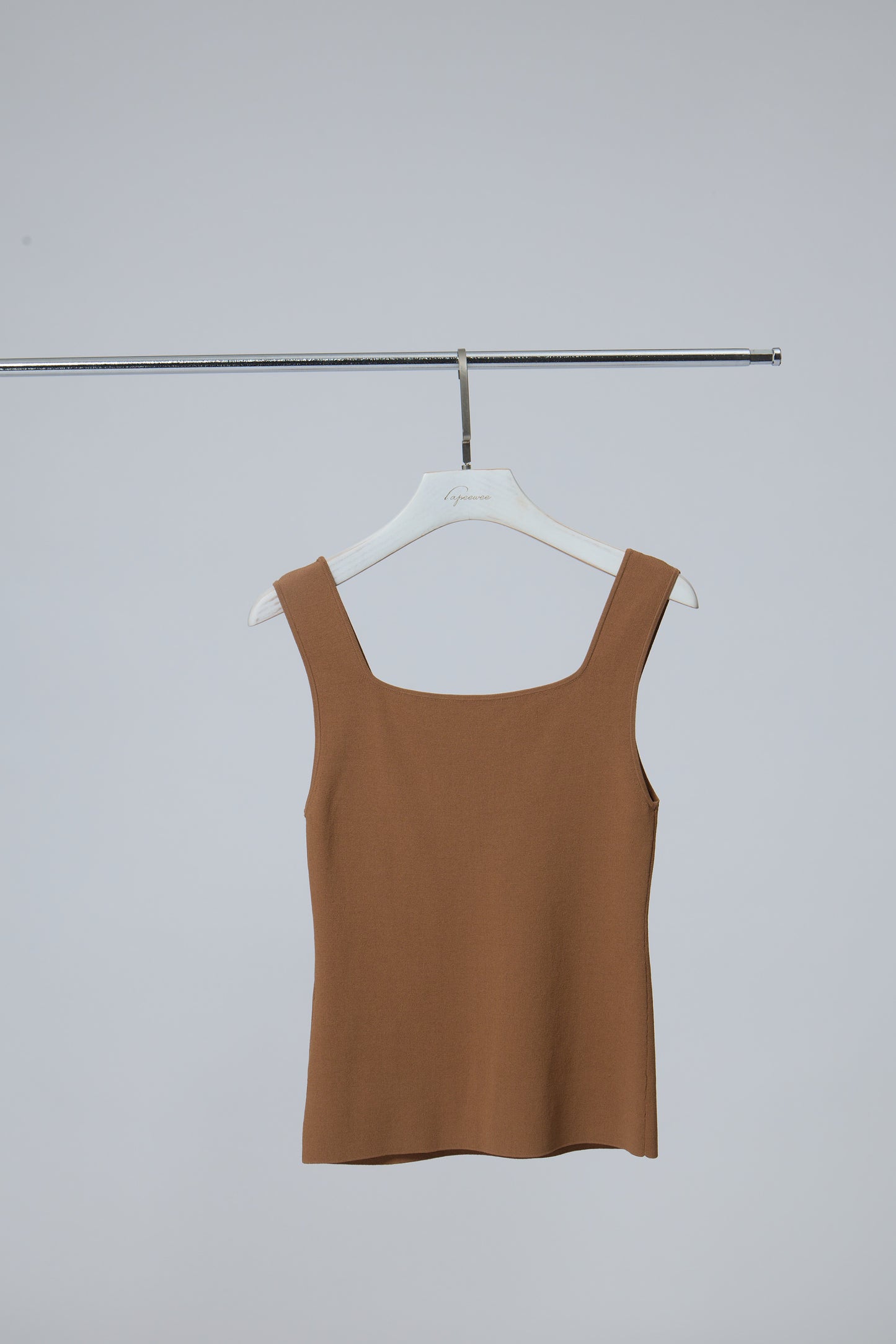 Square-Neck Knit Tank