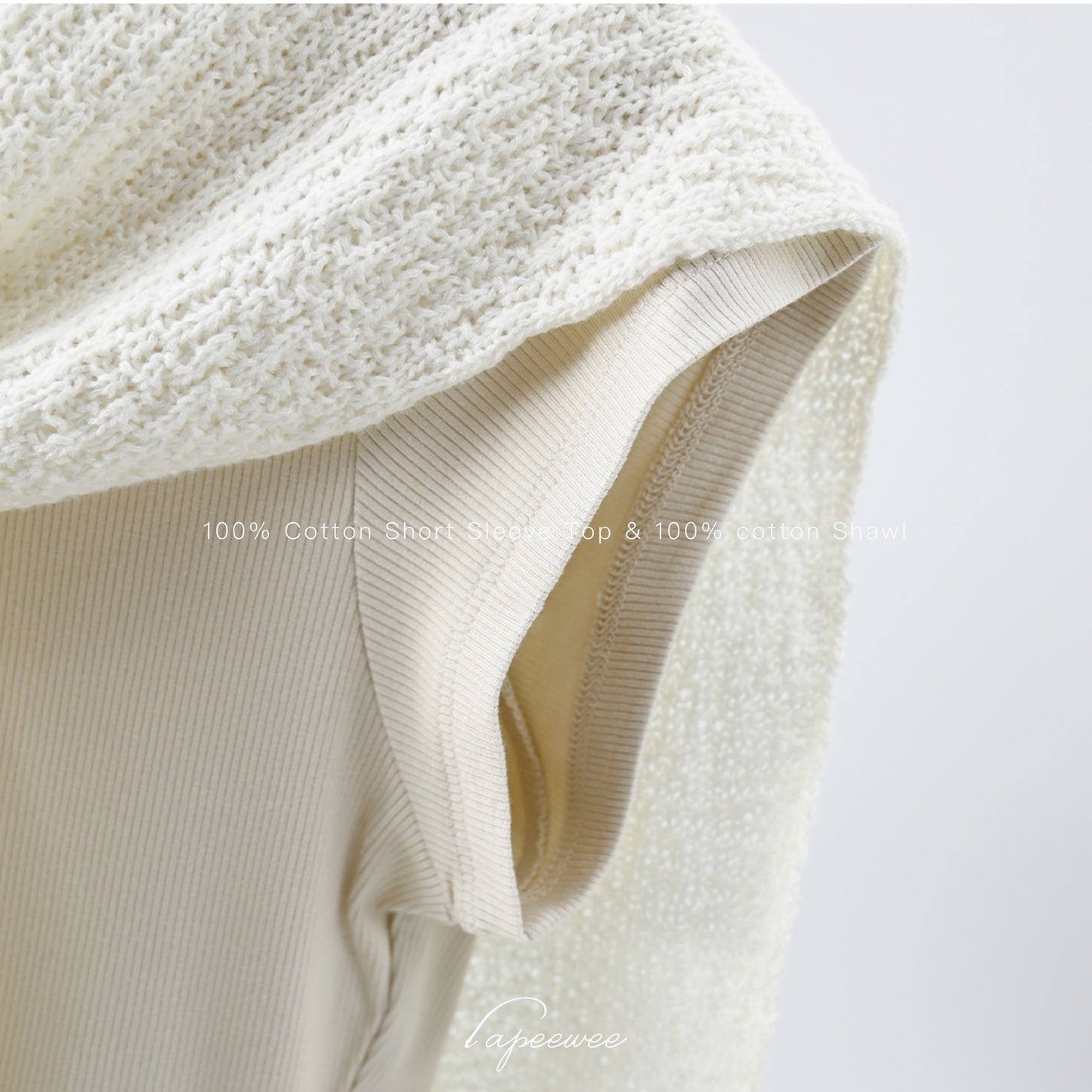 100% Cotton Top With Cape