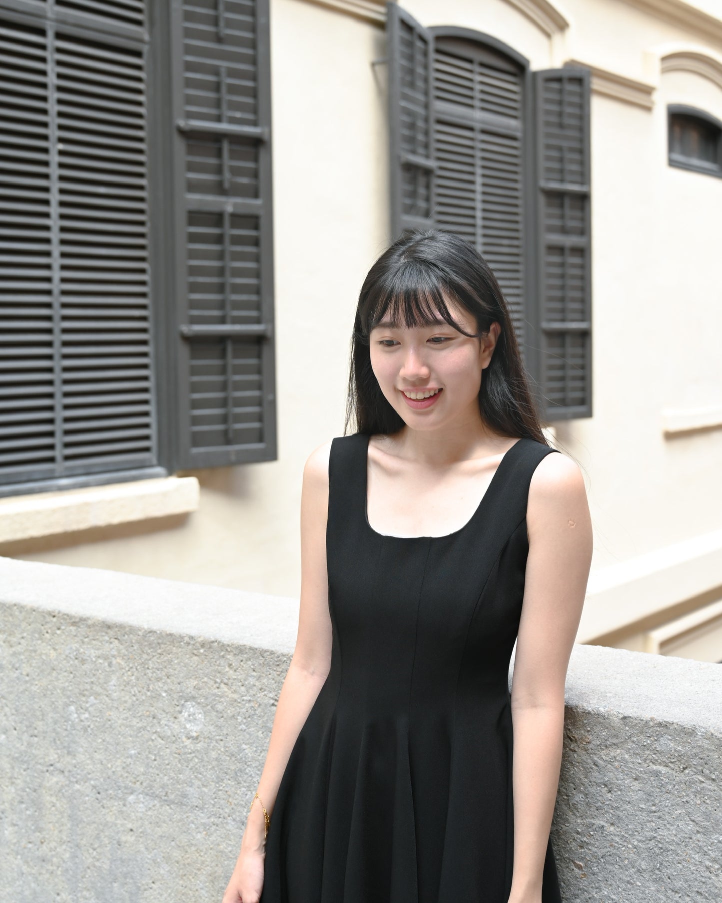 U-Neck A line Dress