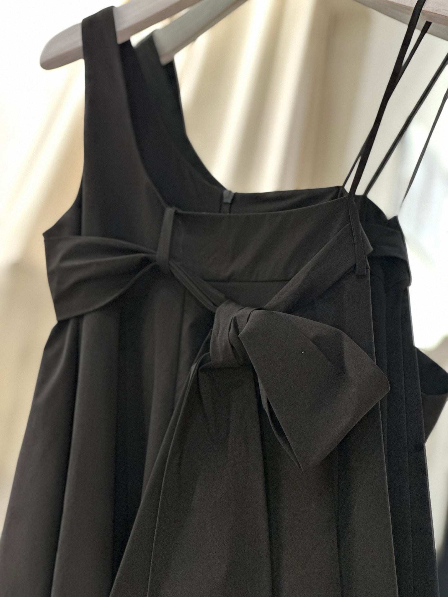 Bow Details A-line Midi Dress