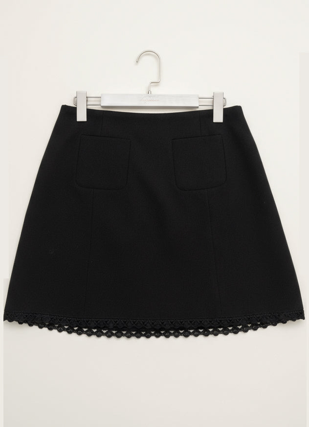 Front Pocket Mini Skirt