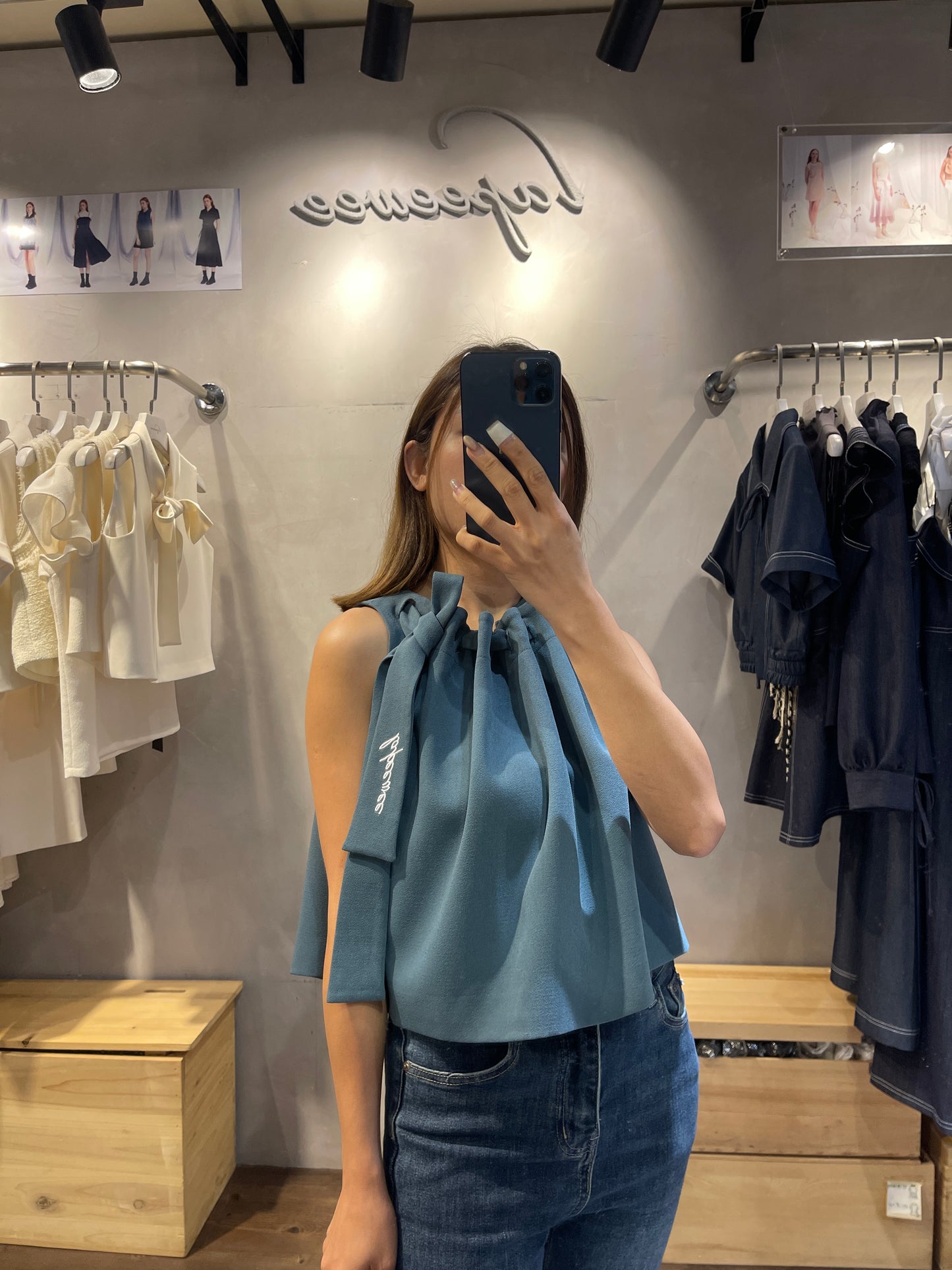 Ribbon Detail Crop Top