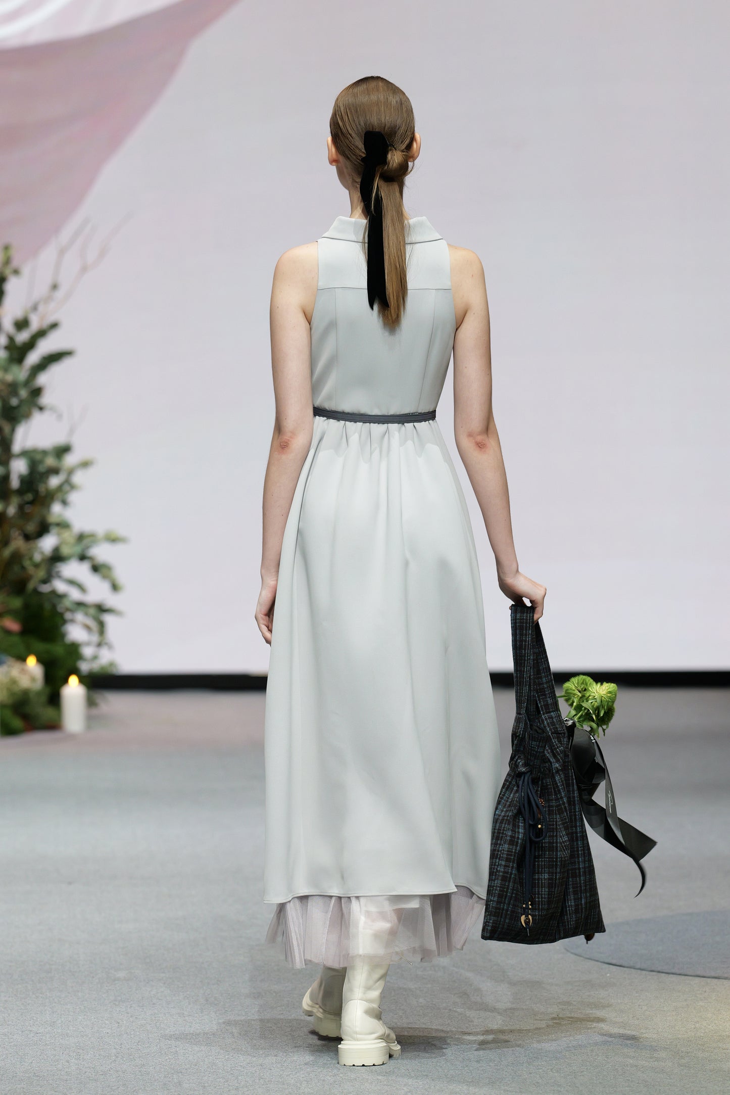 Sleeveless Bottom Front Maxi Dress