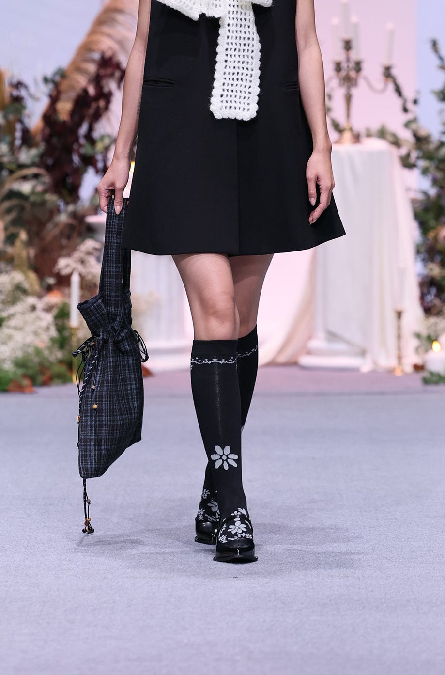 Check Pattern Tote Bag