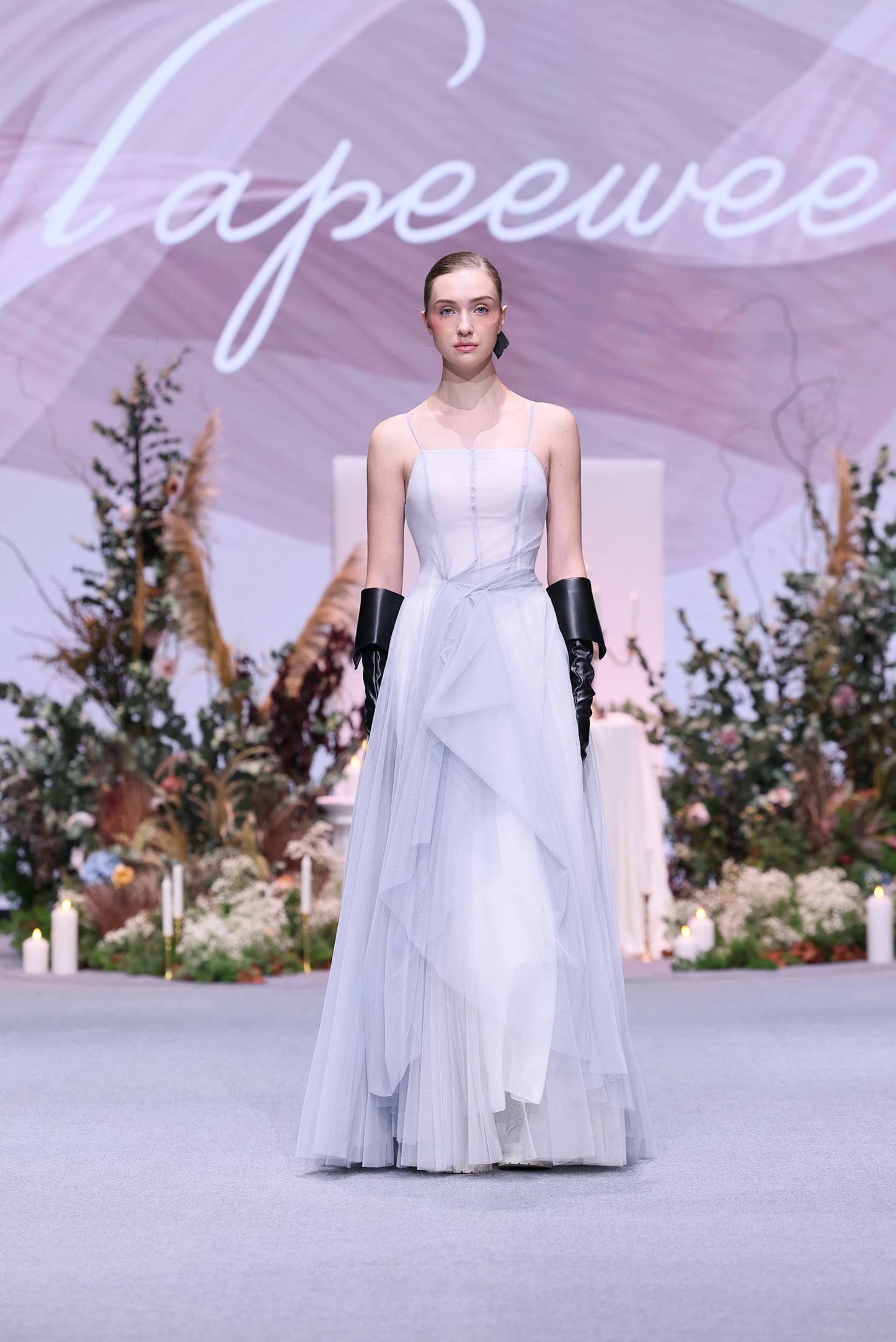 Layered Tulle Gown
