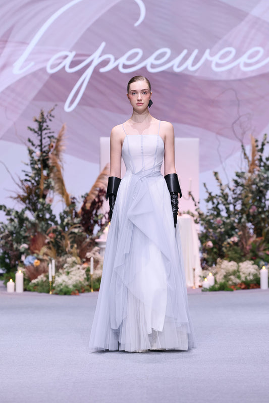 Layered Tulle Gown