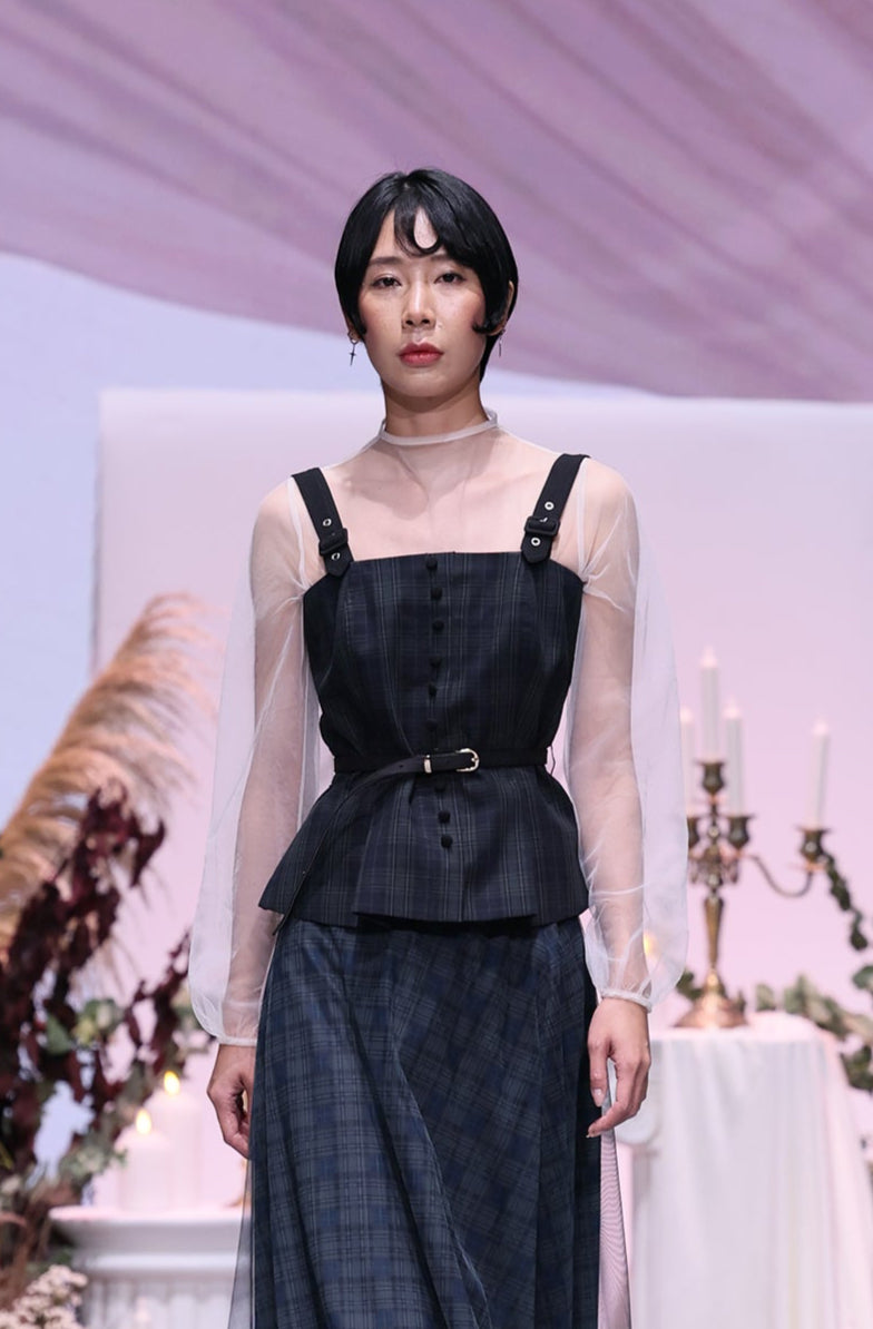 Button-Front Top