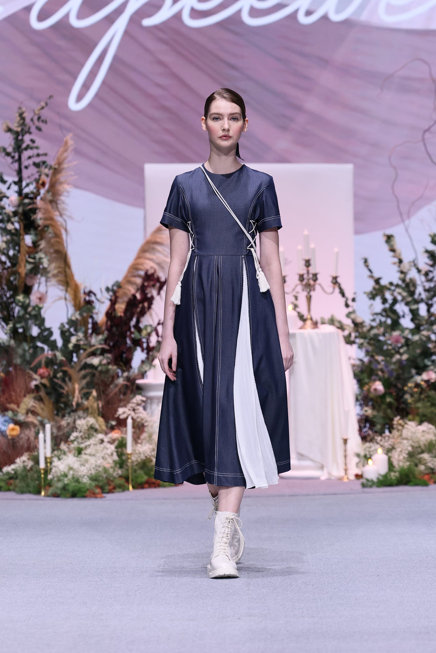 Short Sleeve Midi Dress