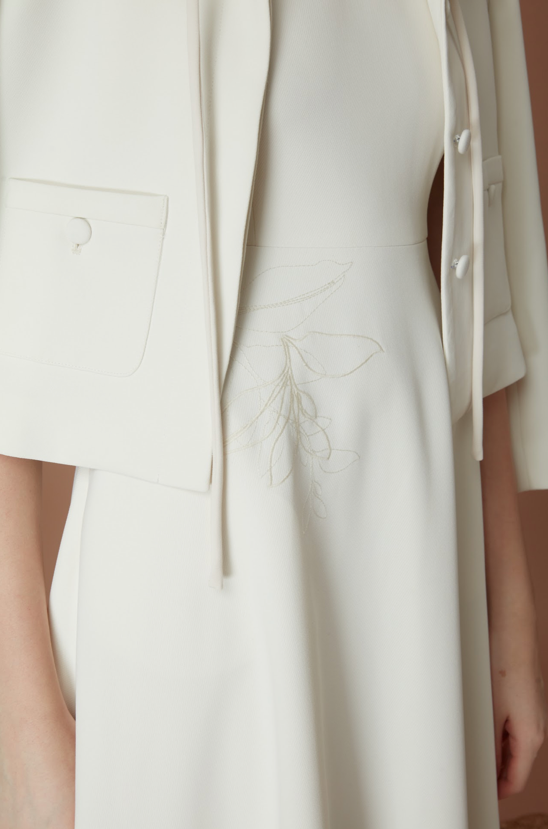 Floral Embroidery Maxi Dress