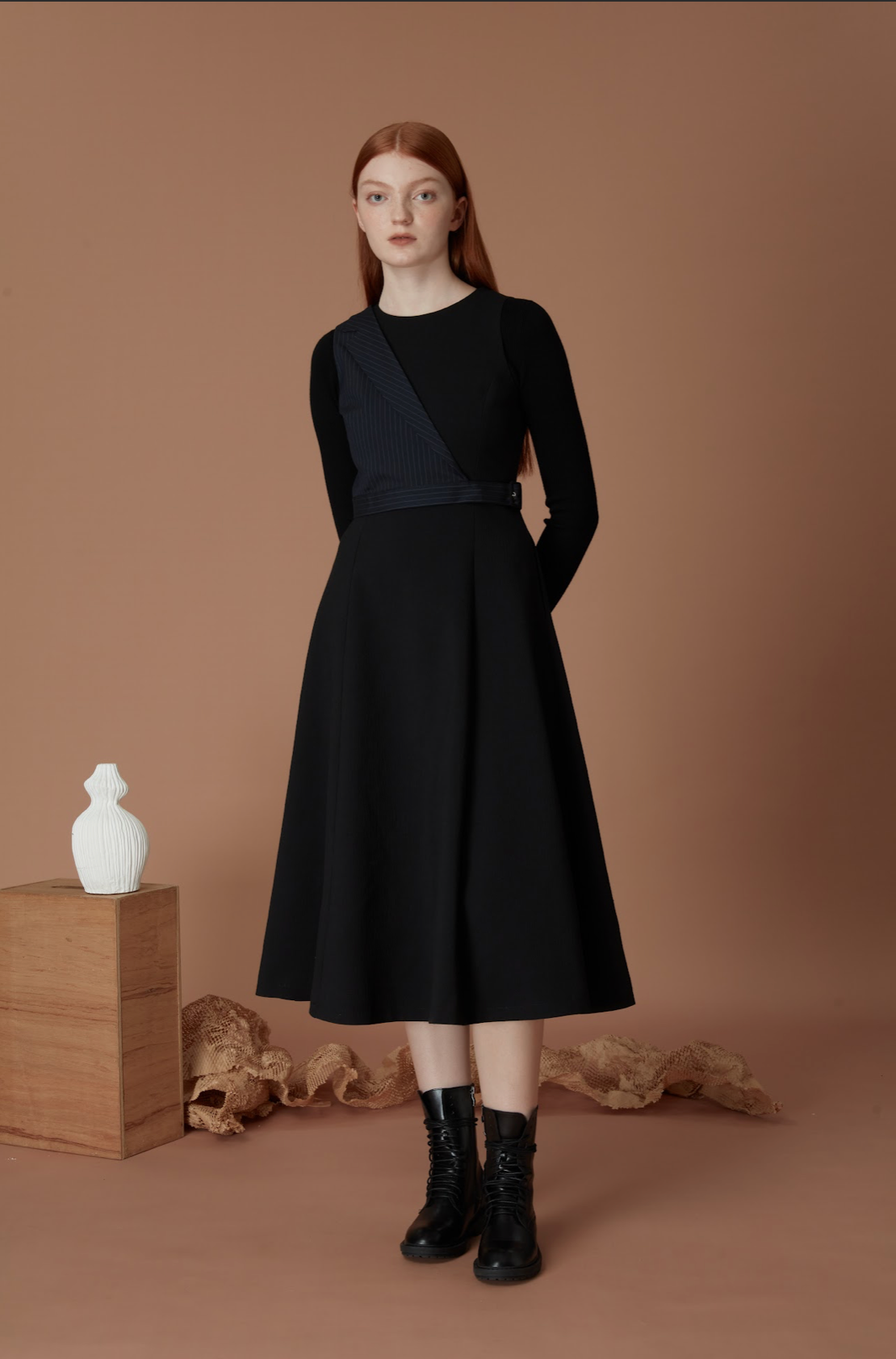 Two Pieces Midi Dress