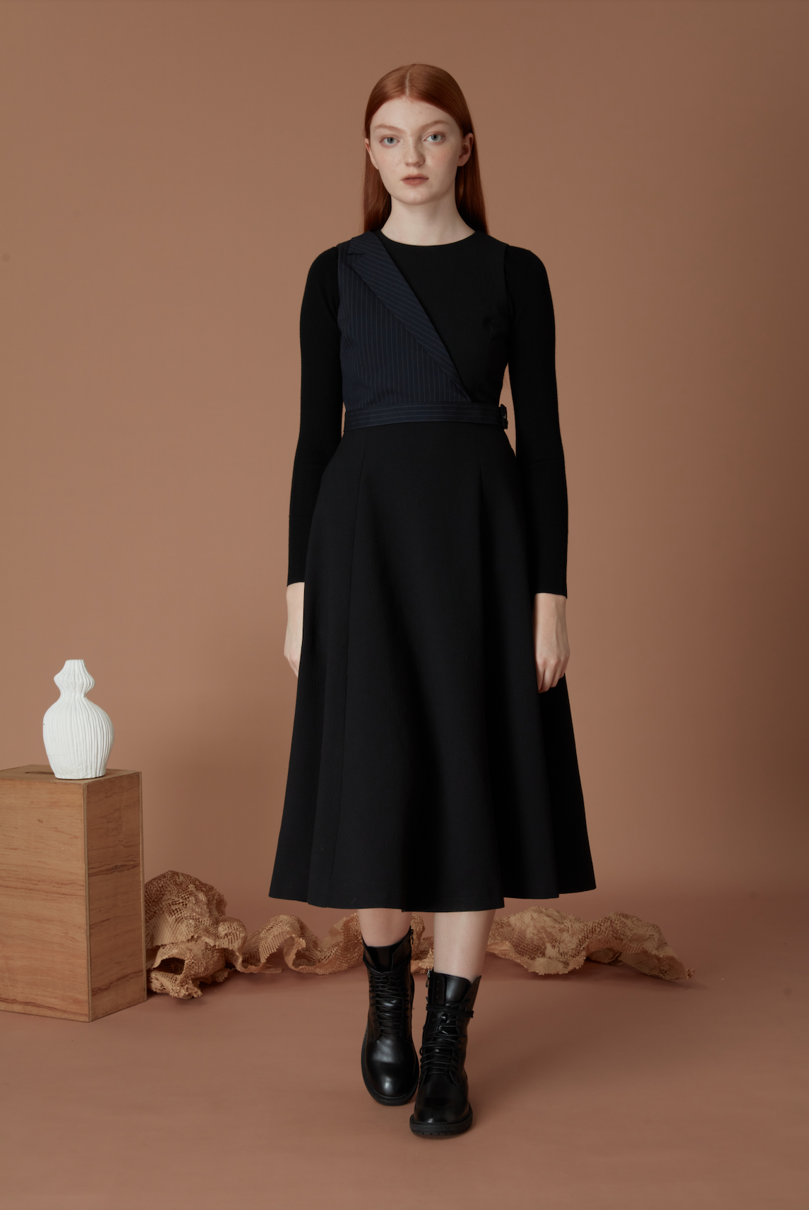 Two Pieces Midi Dress