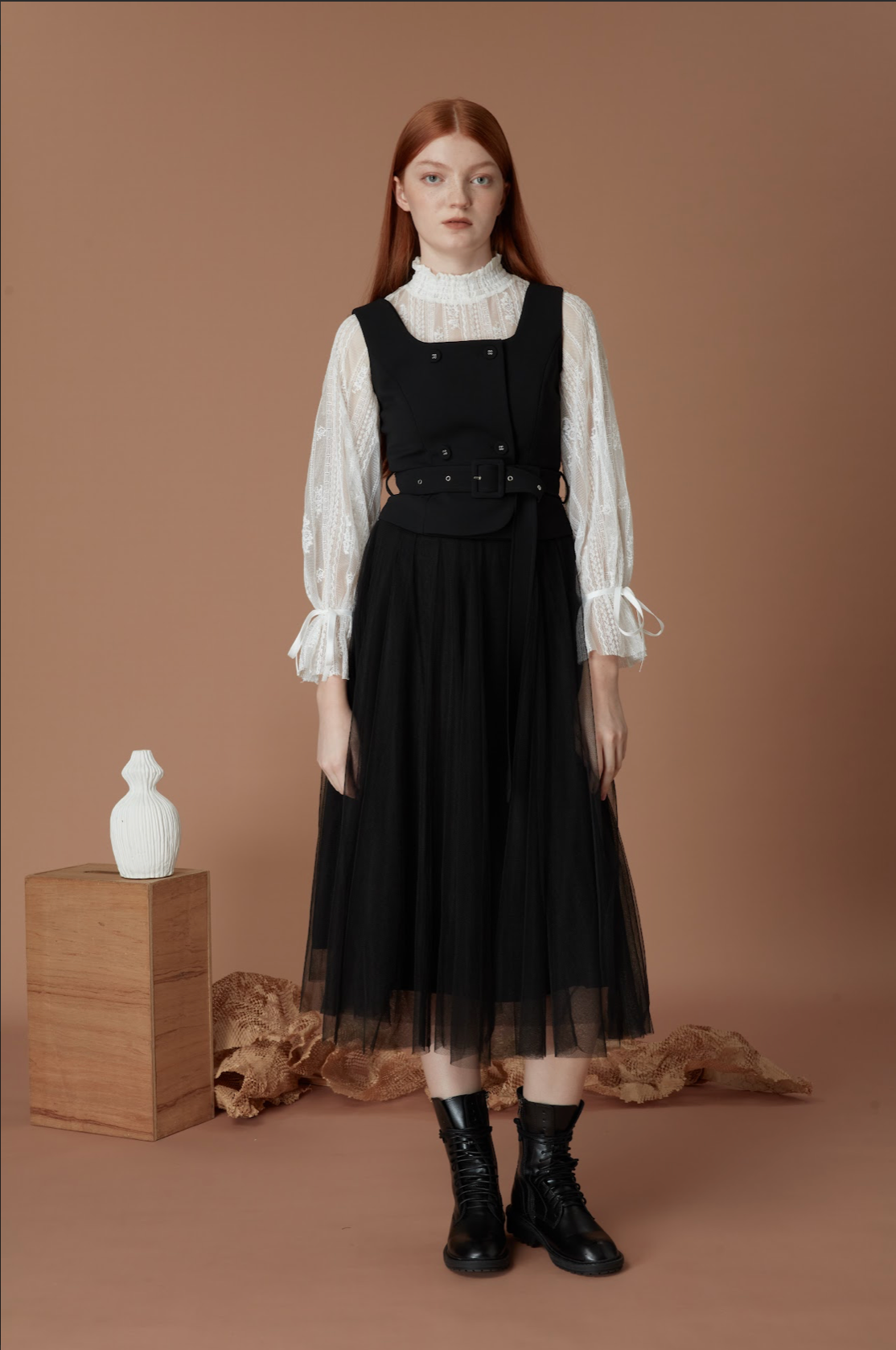 Fake Two Piece Dress