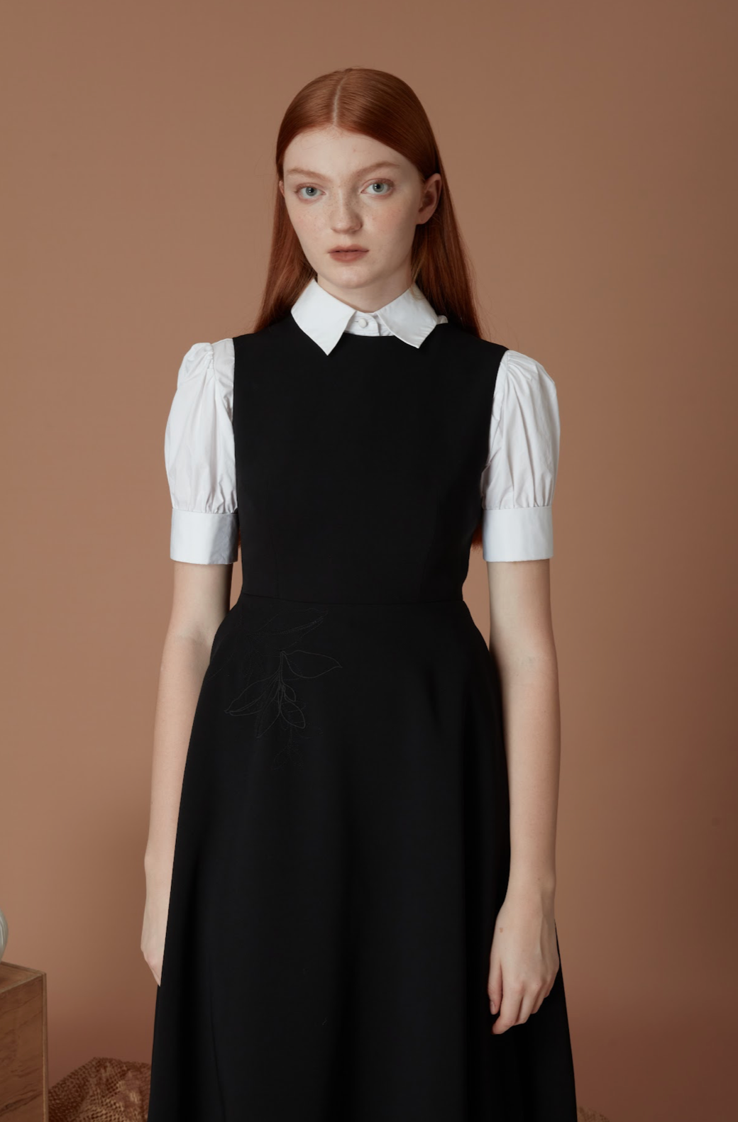 Floral Embroidery Maxi Dress