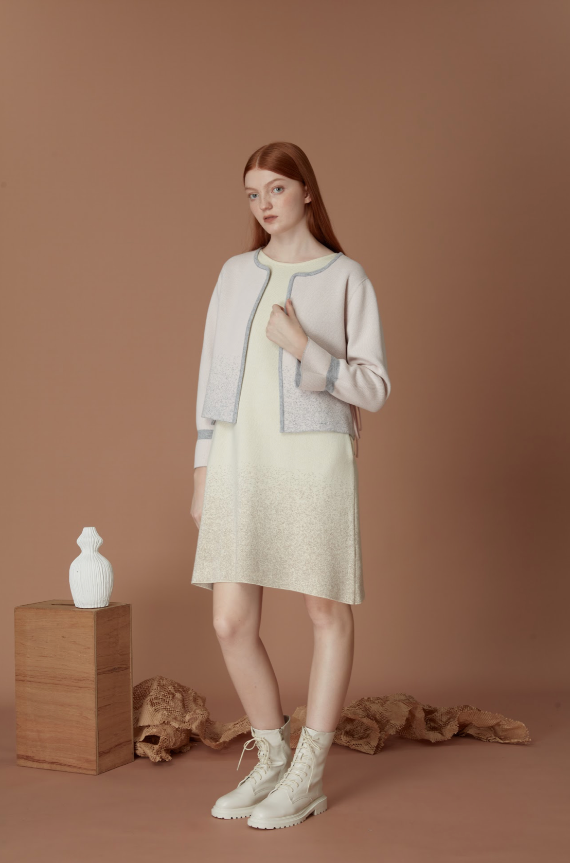 Cashmere Double-Face Cardigan